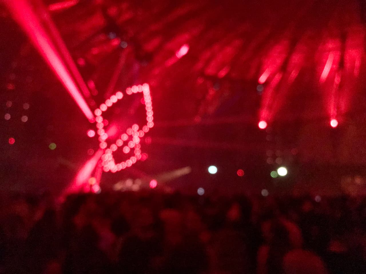 An Awakenings crowd inside the Gashouder, Amsterdam — the festival's signature wall of sound and light